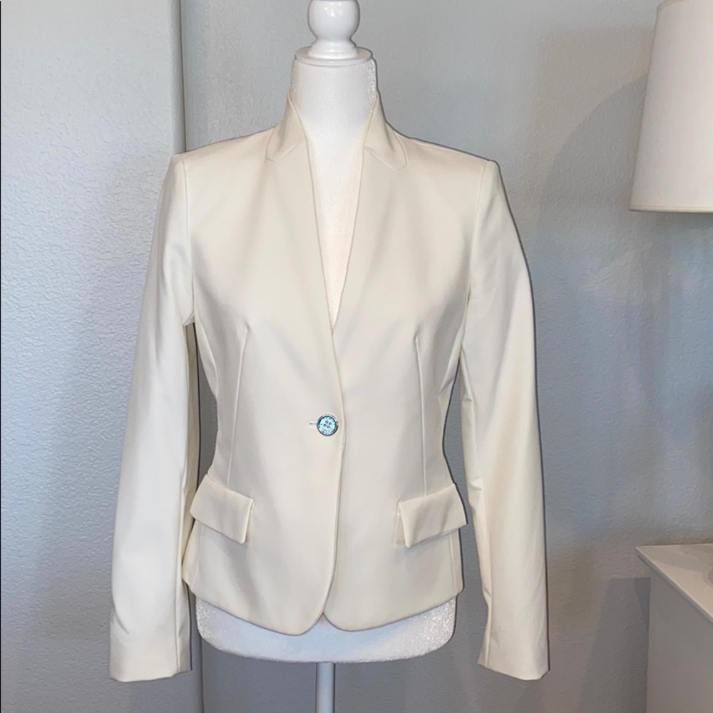 Tommy Hilfiger Blazer White Cream 6